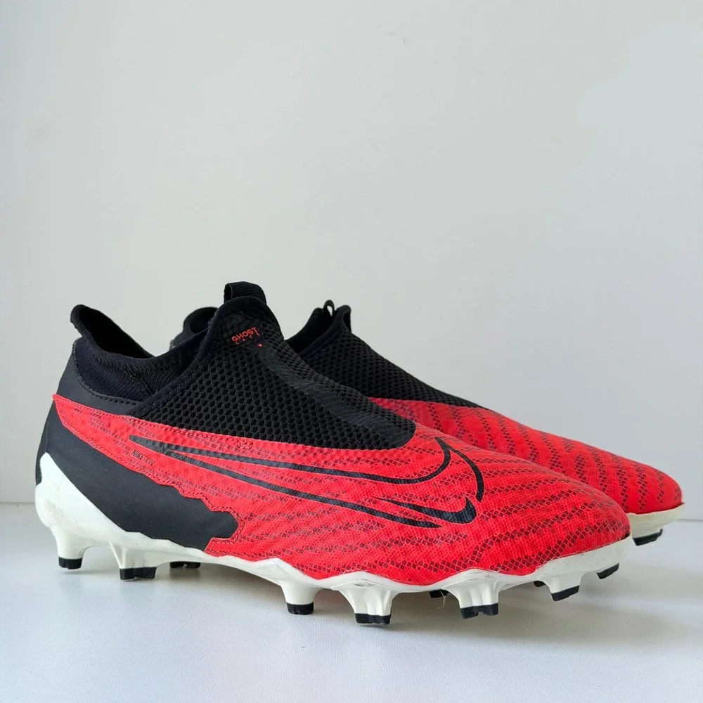 Nike Phantom GX Academy DF FG MG Soccer Cleats Mens 9.5 'Ready Pack' Red Black